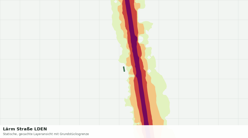 Statische Kartenansicht: Lärm Straße LDEN