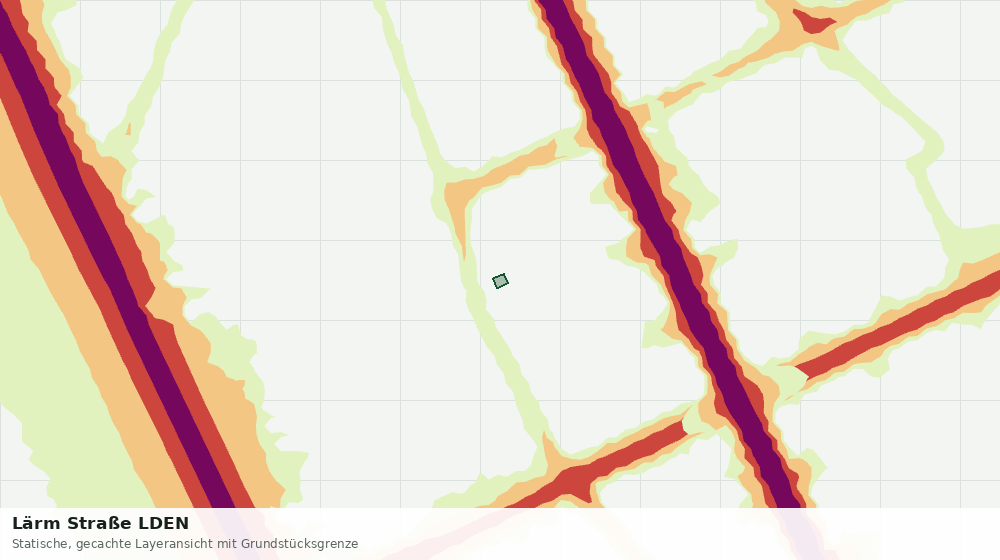 Statische Kartenansicht: Lärm Straße LDEN