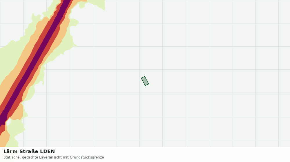 Statische Kartenansicht: Lärm Straße LDEN