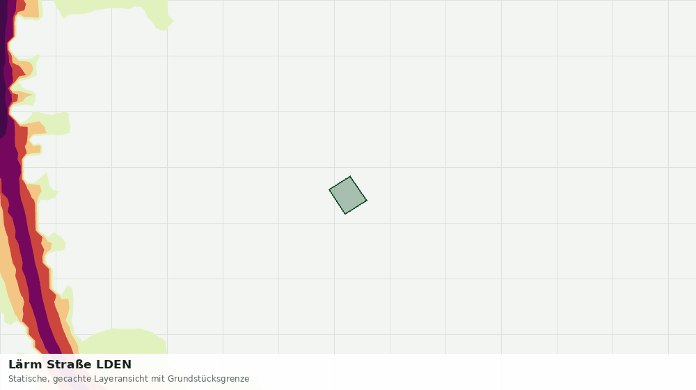 Statische Kartenansicht: Lärm Straße LDEN