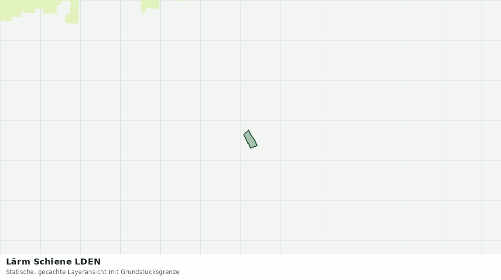 Statische Kartenansicht: Lärm Schiene LDEN