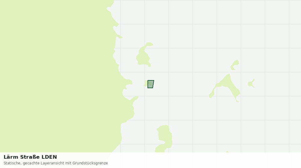 Statische Kartenansicht: Lärm Straße LDEN