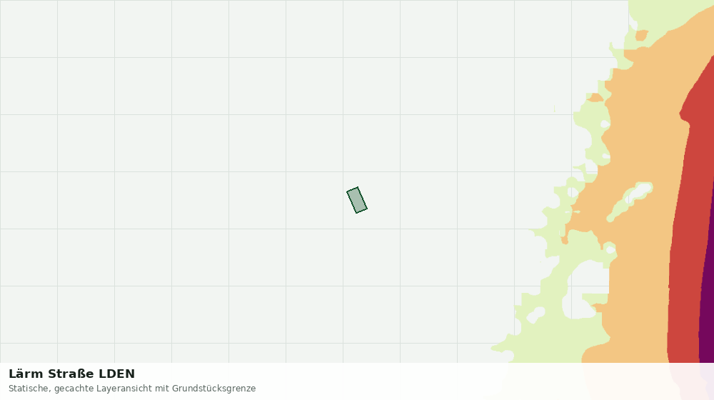 Statische Kartenansicht: Lärm Straße LDEN