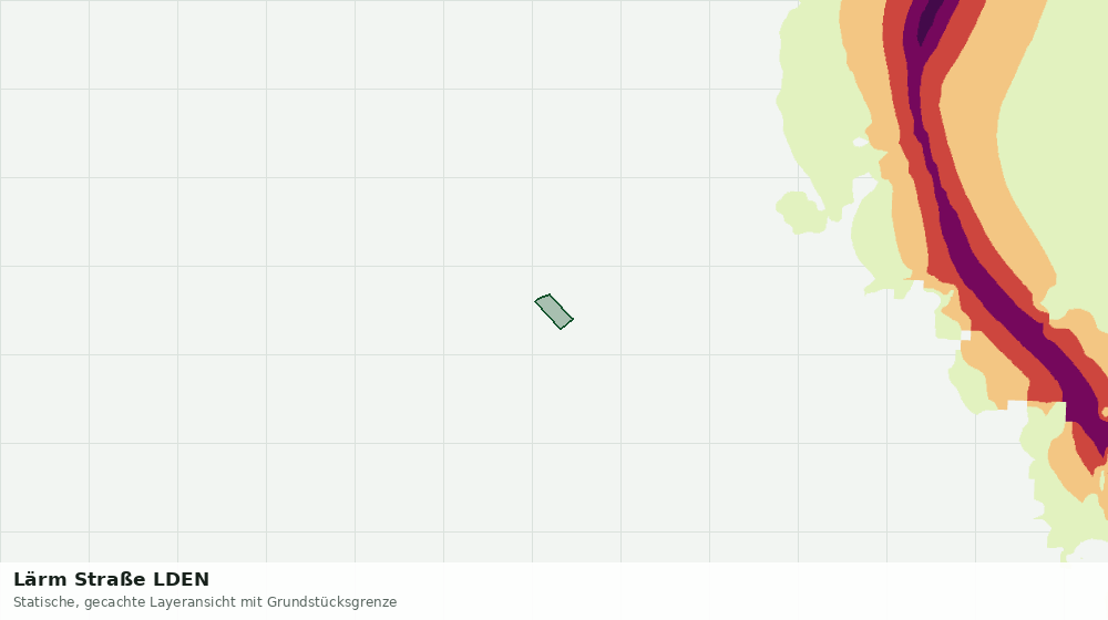 Statische Kartenansicht: Lärm Straße LDEN