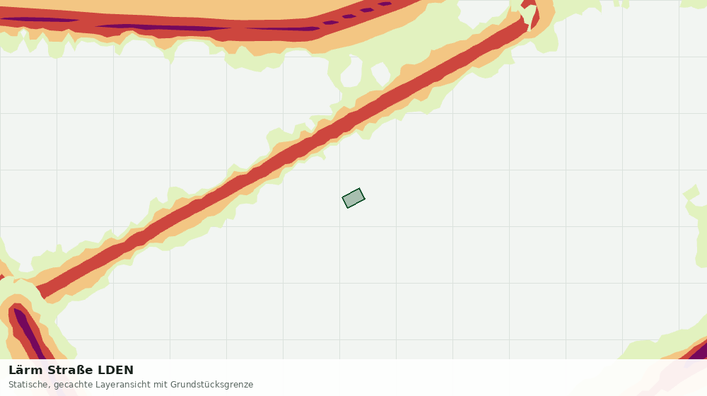 Statische Kartenansicht: Lärm Straße LDEN