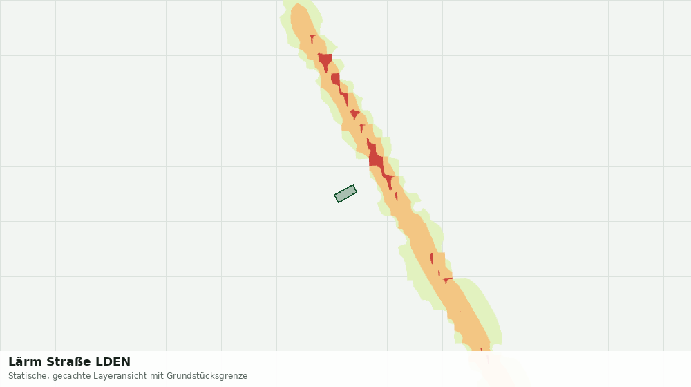 Statische Kartenansicht: Lärm Straße LDEN