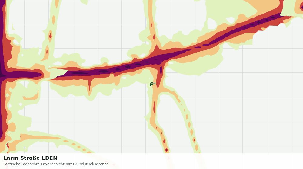 Statische Kartenansicht: Lärm Straße LDEN