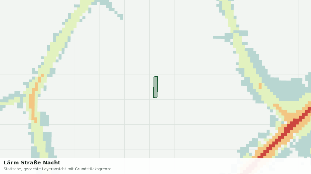 Statische Kartenansicht: Lärm Straße Nacht