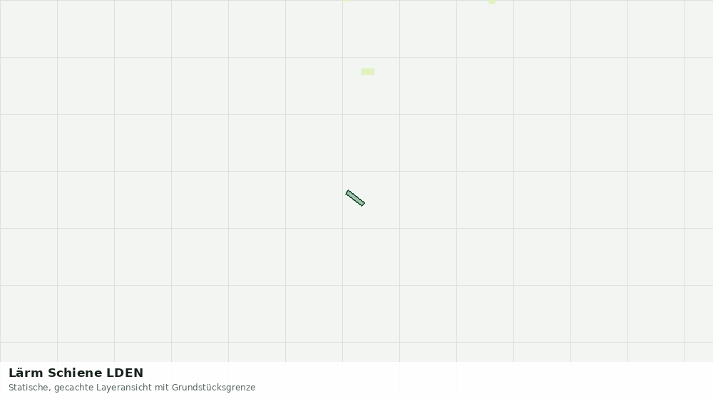Statische Kartenansicht: Lärm Schiene LDEN