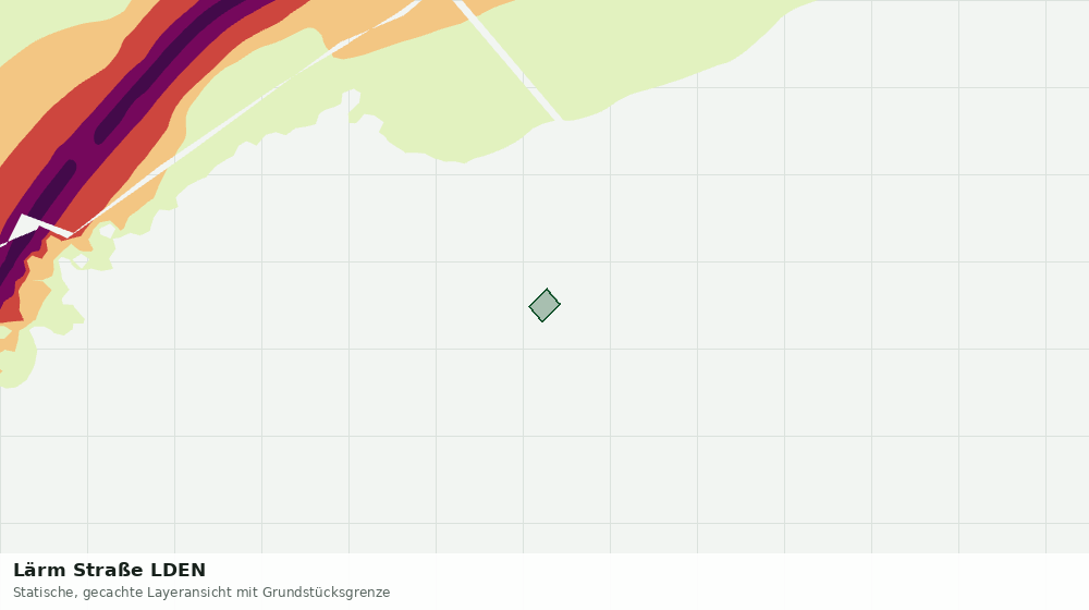 Statische Kartenansicht: Lärm Straße LDEN