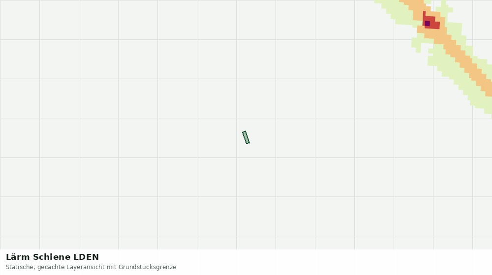 Statische Kartenansicht: Lärm Schiene LDEN