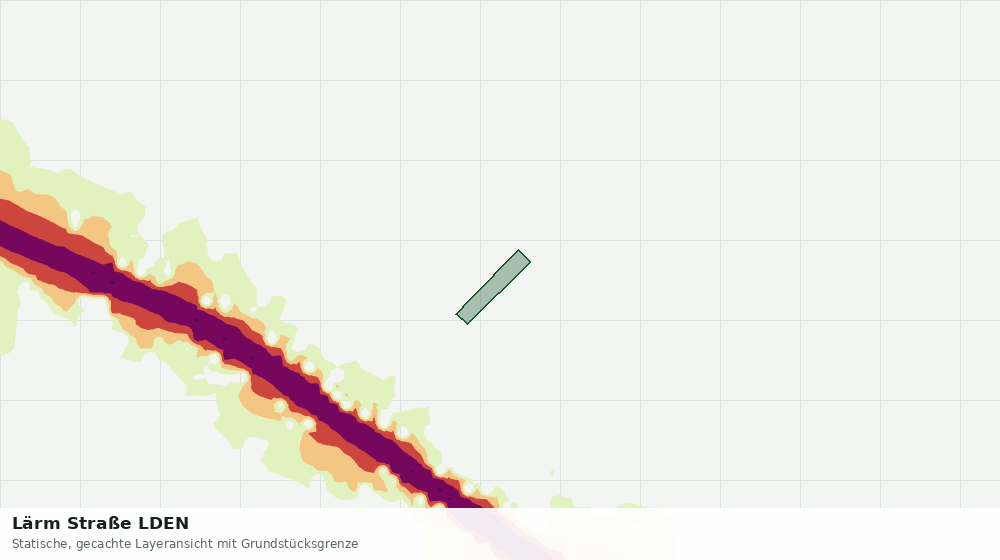 Statische Kartenansicht: Lärm Straße LDEN