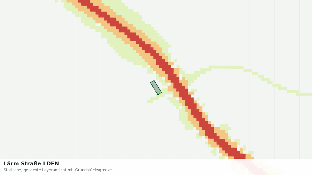 Statische Kartenansicht: Lärm Straße LDEN