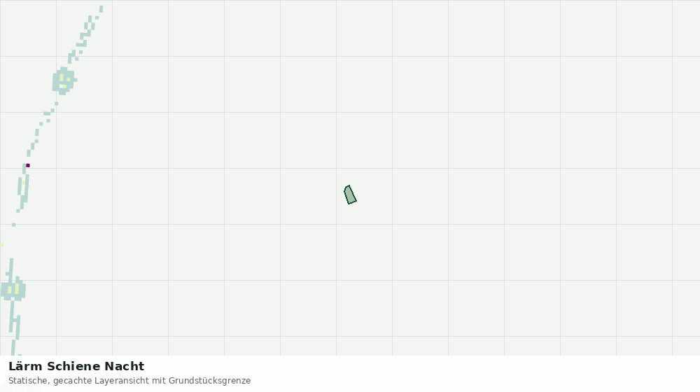 Statische Kartenansicht: Lärm Schiene Nacht