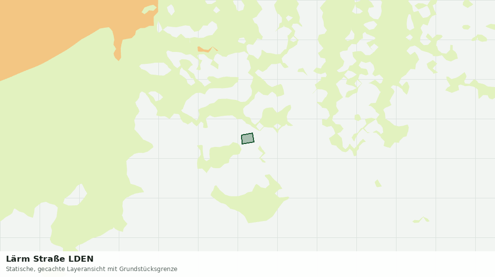 Statische Kartenansicht: Lärm Straße LDEN