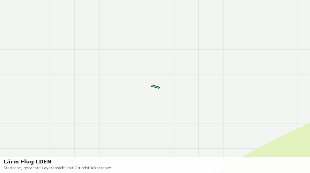 Statische Kartenansicht: Lärm Flug LDEN