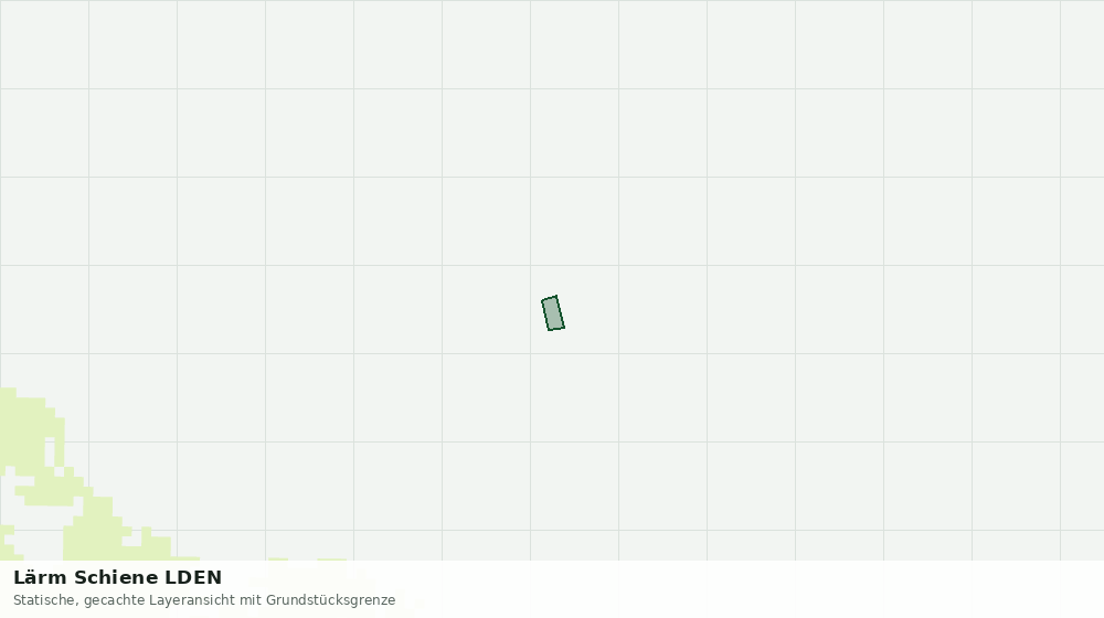 Statische Kartenansicht: Lärm Schiene LDEN