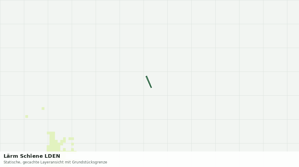 Statische Kartenansicht: Lärm Schiene LDEN