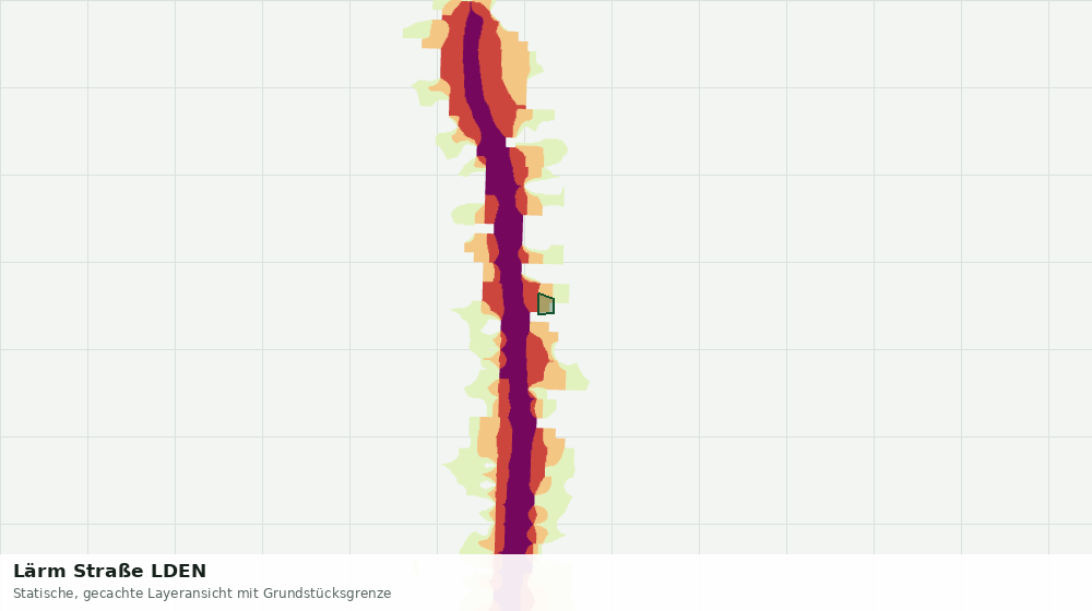 Statische Kartenansicht: Lärm Straße LDEN