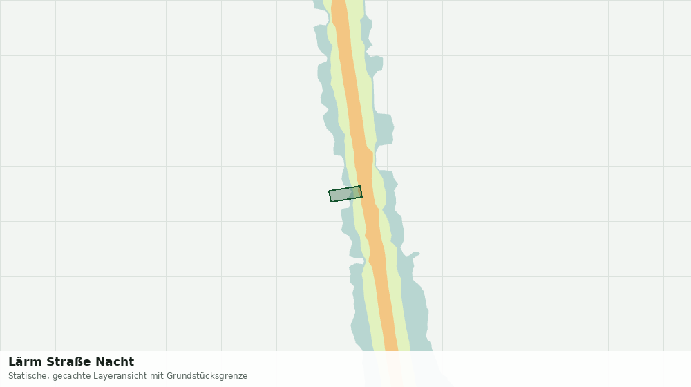 Statische Kartenansicht: Lärm Straße Nacht