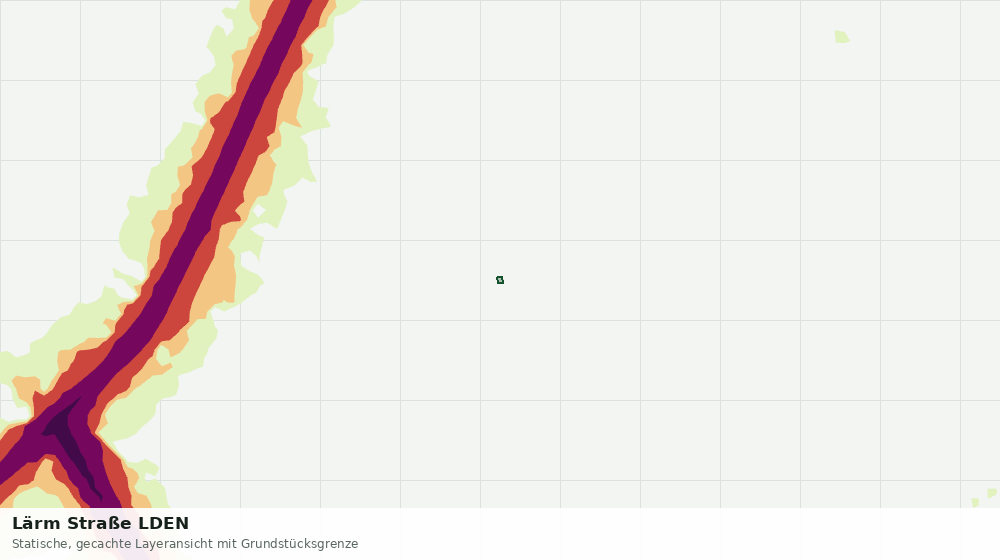 Statische Kartenansicht: Lärm Straße LDEN
