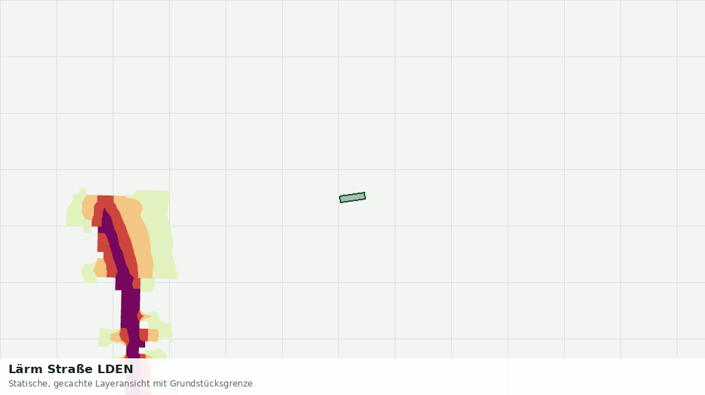 Statische Kartenansicht: Lärm Straße LDEN