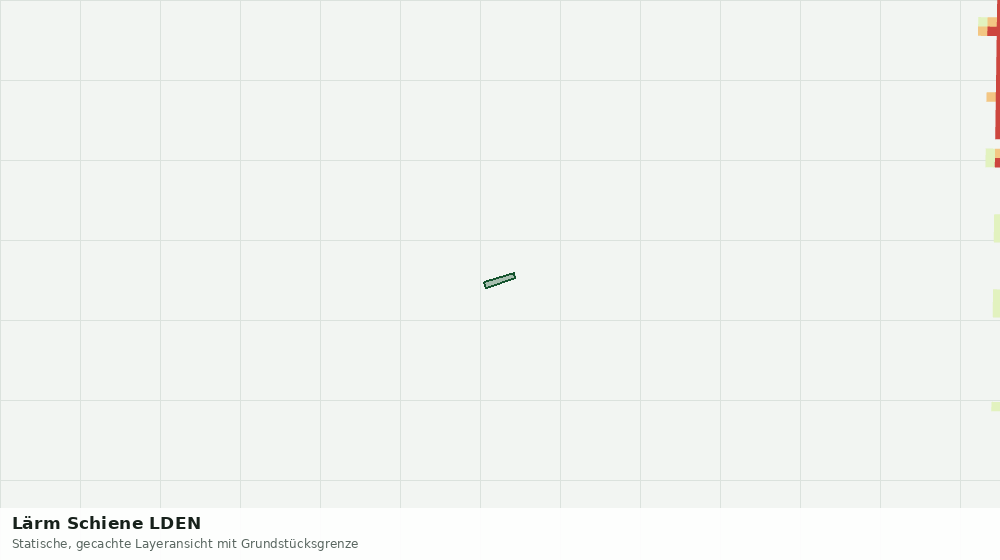 Statische Kartenansicht: Lärm Schiene LDEN