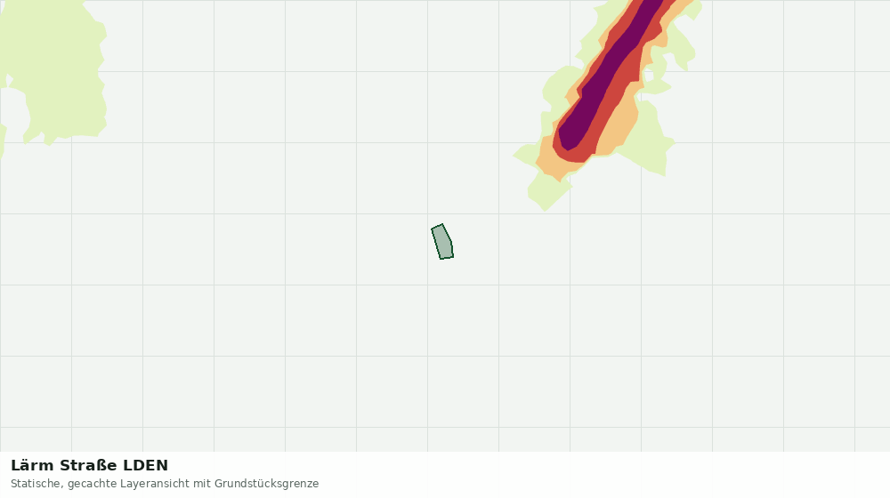 Statische Kartenansicht: Lärm Straße LDEN
