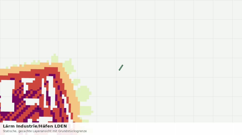 Statische Kartenansicht: Lärm Industrie/Häfen LDEN