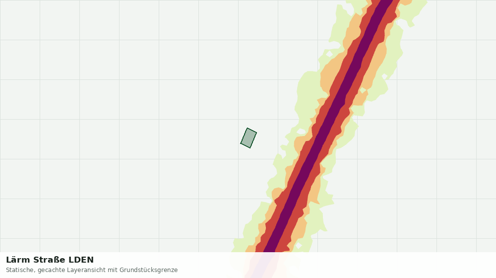 Statische Kartenansicht: Lärm Straße LDEN