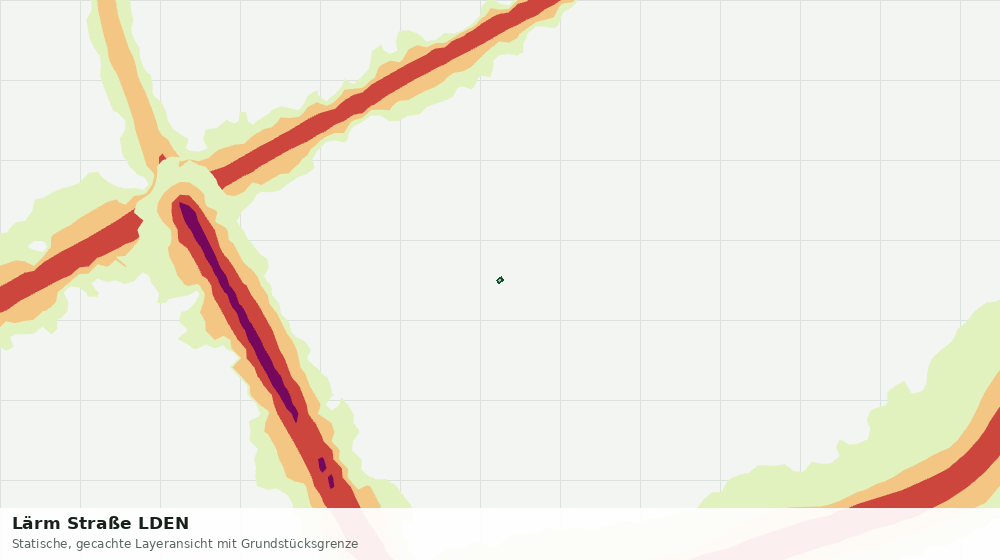 Statische Kartenansicht: Lärm Straße LDEN