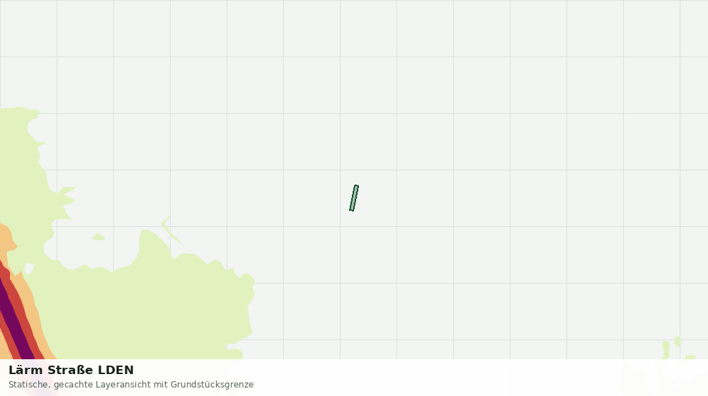 Statische Kartenansicht: Lärm Straße LDEN
