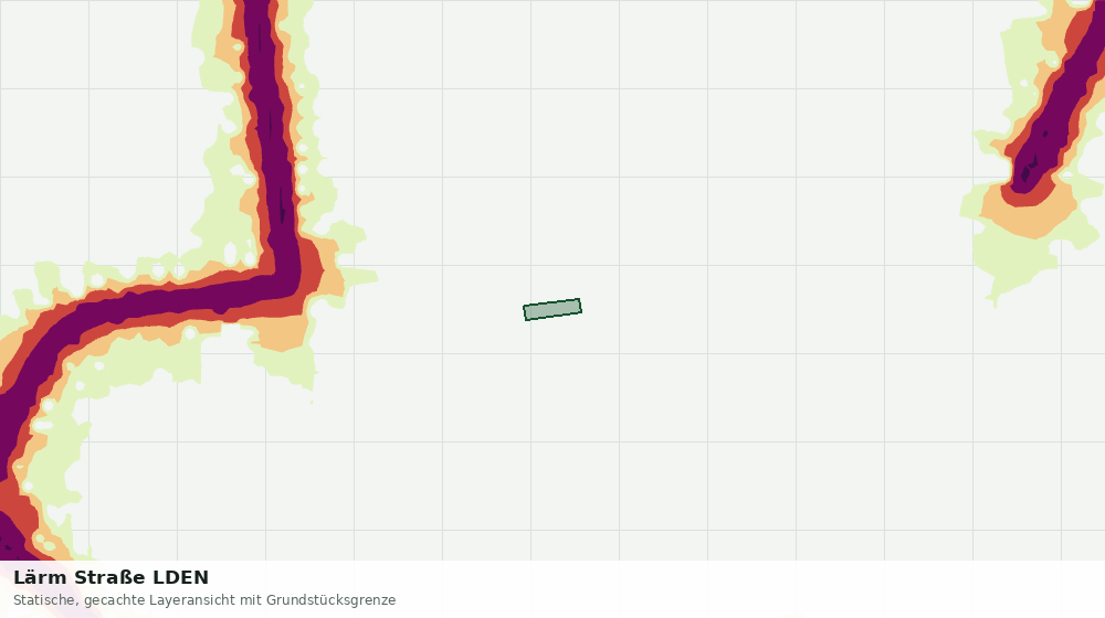 Statische Kartenansicht: Lärm Straße LDEN