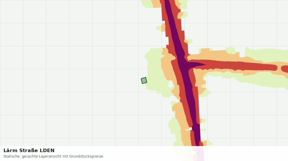 Statische Kartenansicht: Lärm Straße LDEN