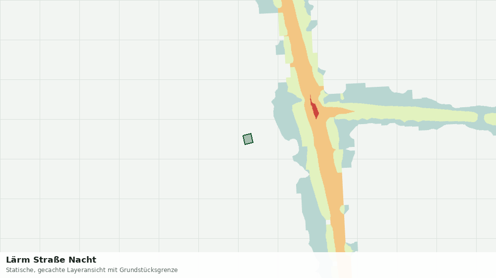 Statische Kartenansicht: Lärm Straße Nacht