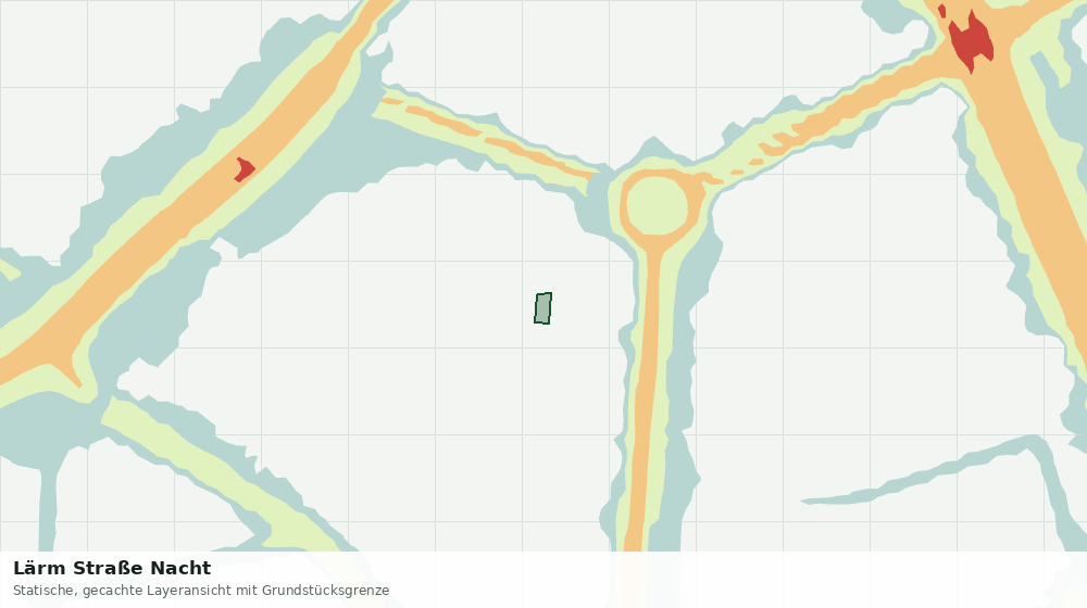 Statische Kartenansicht: Lärm Straße Nacht