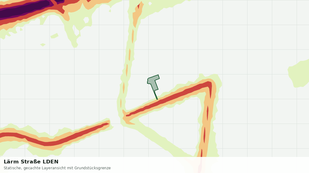 Statische Kartenansicht: Lärm Straße LDEN