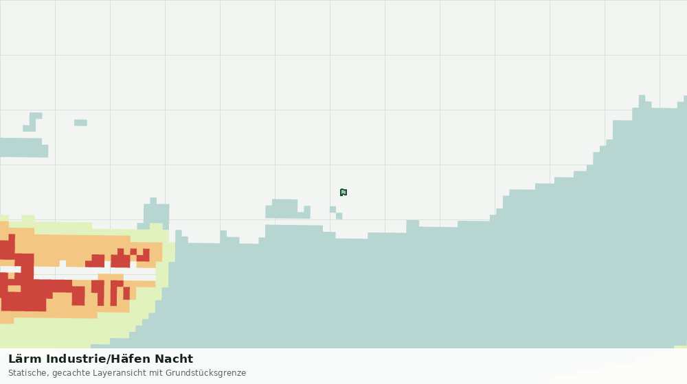 Statische Kartenansicht: Lärm Industrie/Häfen Nacht