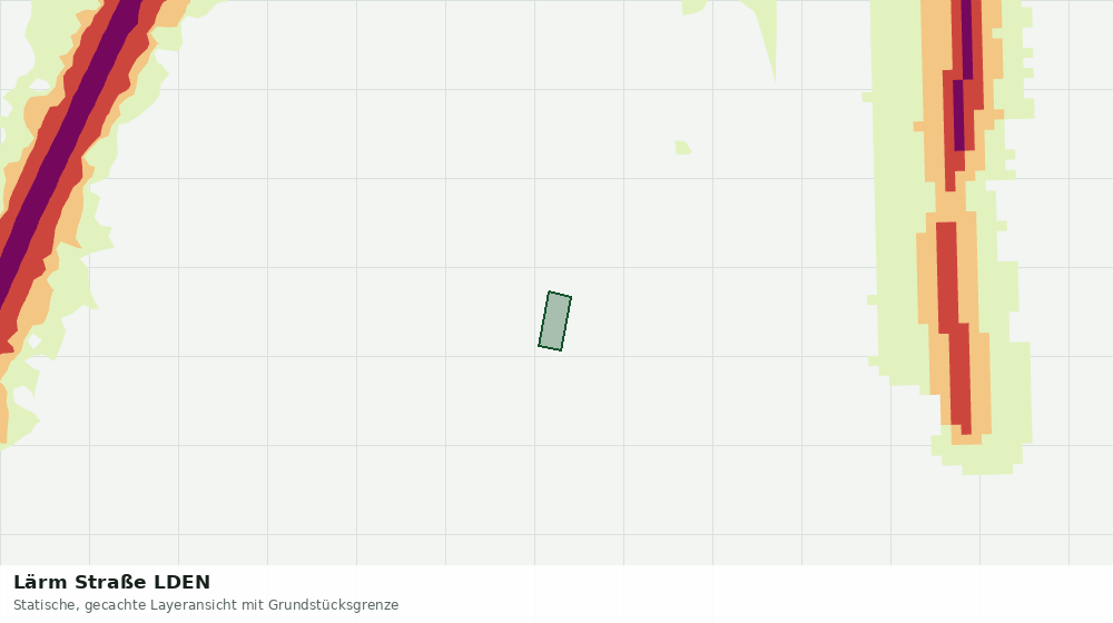 Statische Kartenansicht: Lärm Straße LDEN