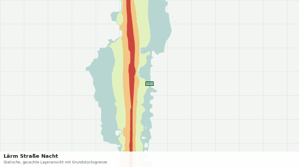 Statische Kartenansicht: Lärm Straße Nacht