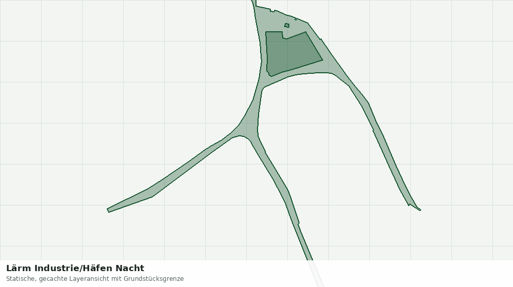 Statische Kartenansicht: Lärm Industrie/Häfen Nacht