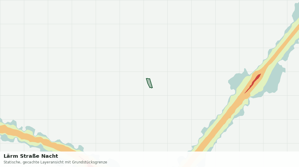 Statische Kartenansicht: Lärm Straße Nacht