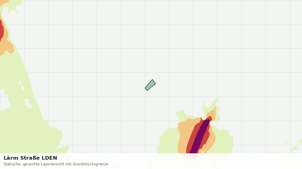Statische Kartenansicht: Lärm Straße LDEN
