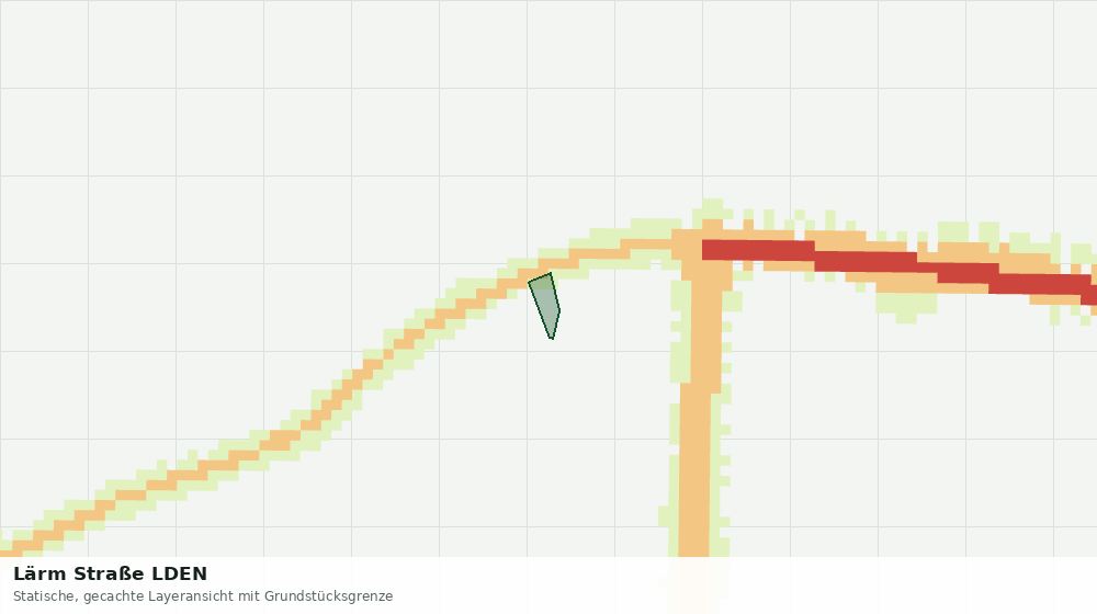 Statische Kartenansicht: Lärm Straße LDEN