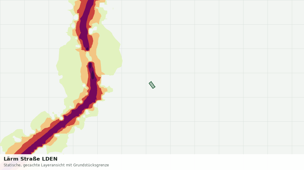 Statische Kartenansicht: Lärm Straße LDEN