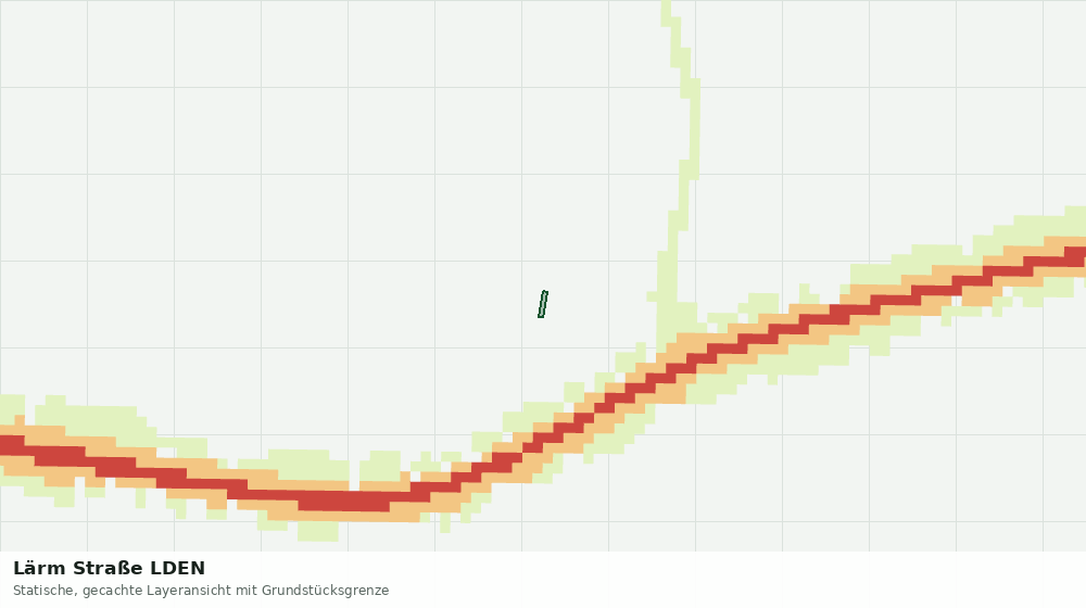 Statische Kartenansicht: Lärm Straße LDEN