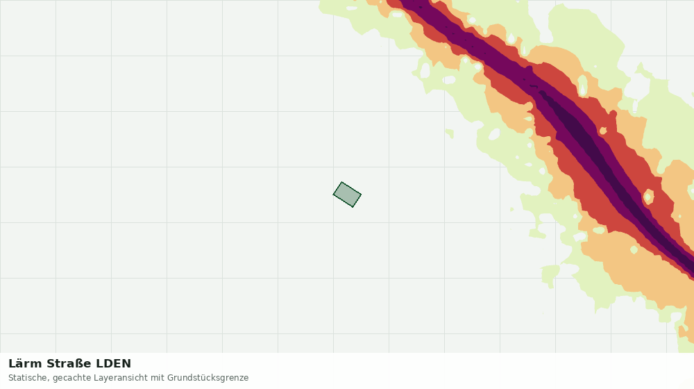 Statische Kartenansicht: Lärm Straße LDEN