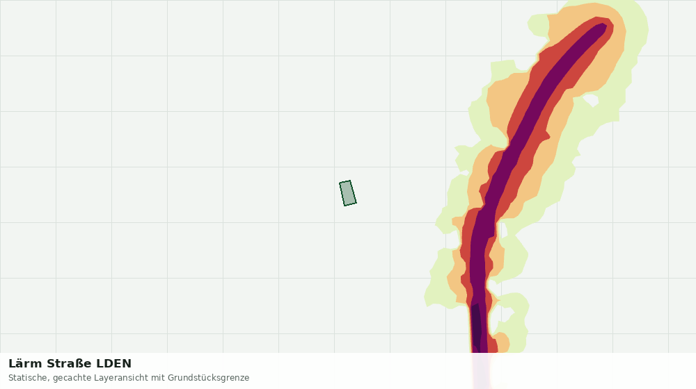 Statische Kartenansicht: Lärm Straße LDEN