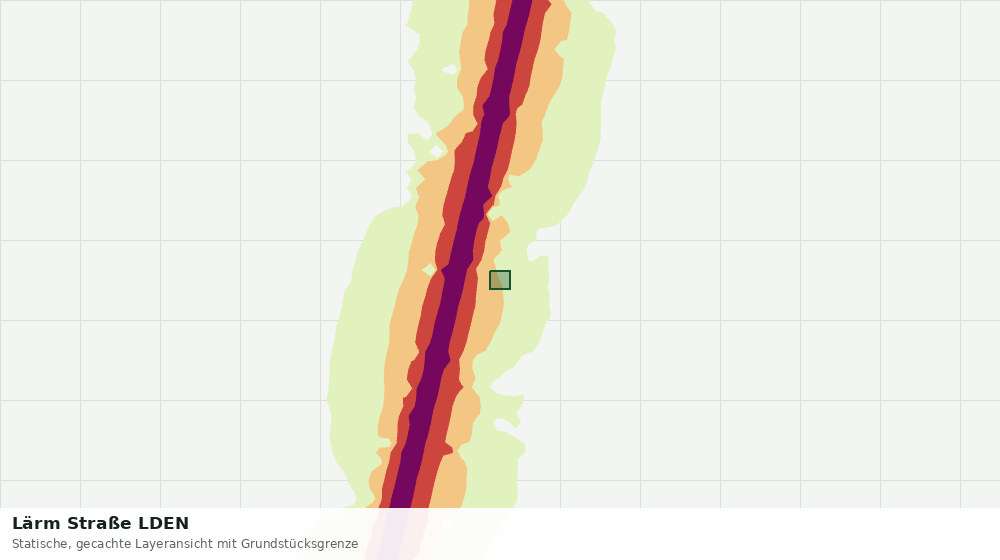 Statische Kartenansicht: Lärm Straße LDEN