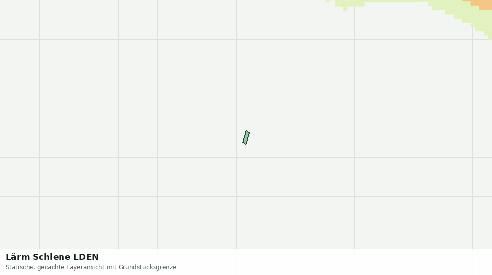 Statische Kartenansicht: Lärm Schiene LDEN